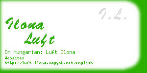 ilona luft business card